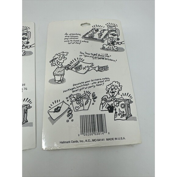 Vintage Hallmark Star Trek Stickers 3 Packs 4 Sheets Per Package NEW SEALED 90s - Picture 10 of 10